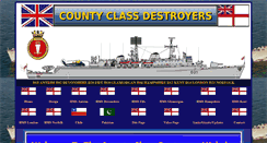 Desktop Screenshot of countyclassdestroyers.co.uk